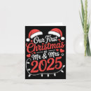 Search for our first married christmas cards Couples