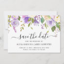 Search for purple wedding save the dates Non photo