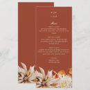 Recherche de boho mariage menus Rustique