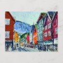 Recherche de norway postcards Aquarelle