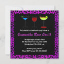 Search for leopard print bachelorette party invitations Martini