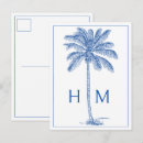 Search for blue palm tree postcards Modern