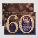 Search for milestone 60th birthday invitations Glitter
