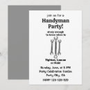 Search for tool party invitations Wrench