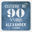 Search for 90th birthday stickers Cheers to 90 years