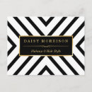 Search for black white pattern postcards Stripes