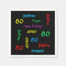 Search for 85th birthday napkins 85 years