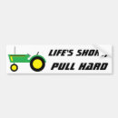 Search for fields bumper stickers Tractor