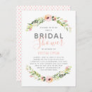 Search for white bridal shower invitations Pink