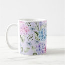 Search for watercolor hydrangea mugs Flower