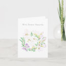 Search for thinking of you sympathy cards Watercolor