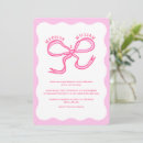 Search for wavy invitations Bow