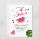 Recherche de de pastèque anniversaire invitations Été