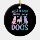 Search for girl and dog ornaments Animal