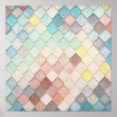 Search for mosaic pattern posters Blue