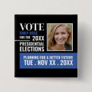 Search for elect square buttons Voting