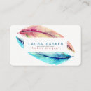 Search for feathered birds business cards Feathers
