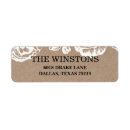 Search for brown kraft return address labels Flower