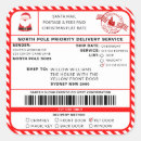 Recherche de postales autocollants Père noël