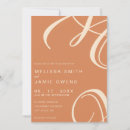 Recherche de burnt orange mariage invitations Bohème
