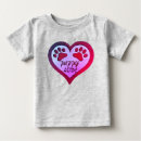 Recherche de patte bébé tshirts Coeur