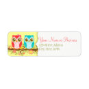 Search for girl owl return address labels Owls
