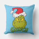 Recherche de grinch coussins Gris vintage rétro