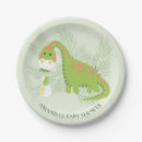 Search for baby dinosaur shower plates Blue