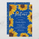 Search for sunflower sweet 16 invitations Watercolor