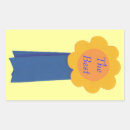 Search for blue and yellow ribbon stickers Flower