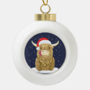Search for scottish highland cow ornaments Xmas