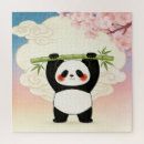 Recherche de panda puzzles Bambou