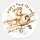 Recherche de shower livre étiquettes Première bibliothèque pour bébé