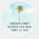 Search for palm tree tropical stickers Return address