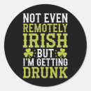 Search for irish drunk stickers Shamrock