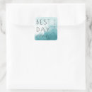 Search for waves wedding stickers Watercolor