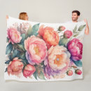 Search for pink peony blankets Peonies