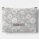 Recherche de fleurs blanches cosmétiques pochettes Monogramme