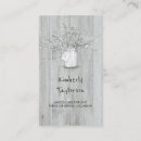 Search for mason jar business cards Wood