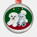 Recherche de bichon frise ornaments Vacances