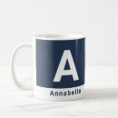 Search for navy blue mugs Typography