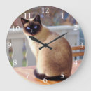 Search for siamese cat clocks Feline