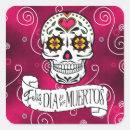 Search for mexican rose stickers Dia de los muertos
