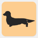 Recherche de silhouette de chien autocollants canine