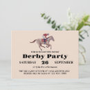 Search for derby party invitations Equestrian