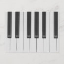 Search for music keyboard postcards White