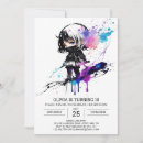 Search for ninja girl birthday invitations Warrior