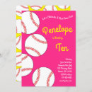 Search for pink baseball invitations Kids