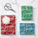 Search for lettering wrapping paper Red