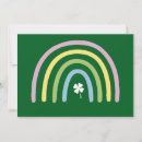 Search for four leaf clover invitations Saint